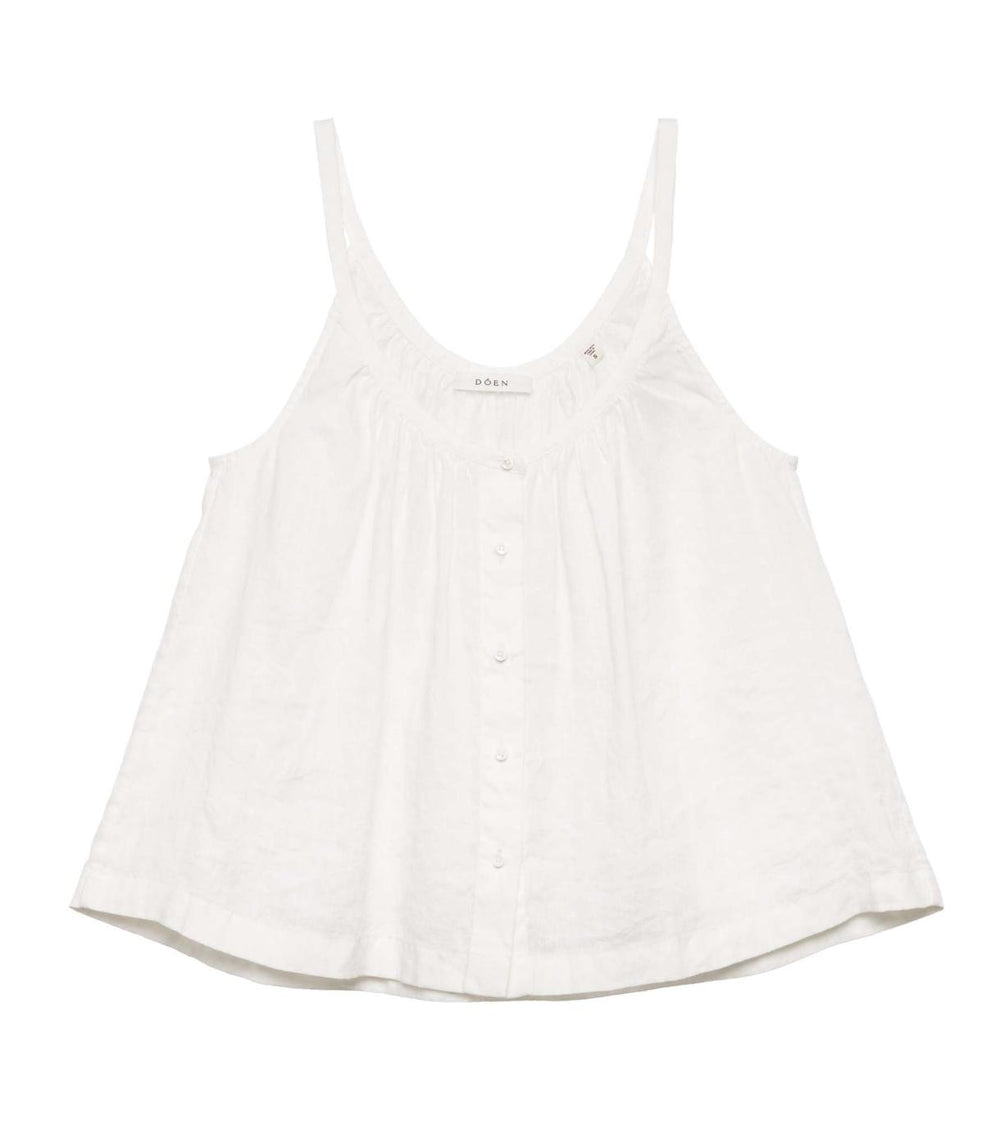DÔEN Tops | Nalina Linen Top Salt - Women