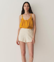 DÔEN Tops | Nalina Linen Top Sunflower - Women