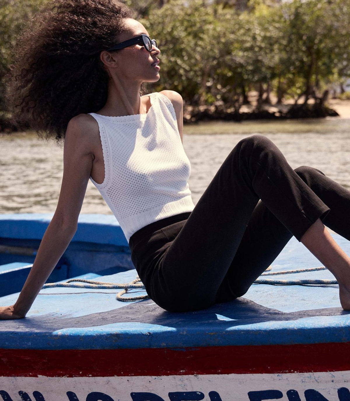 DÔEN Tops | Nerida Top Ivory - Women