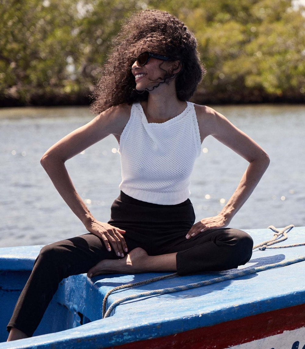 DÔEN Tops | Nerida Top Ivory - Women