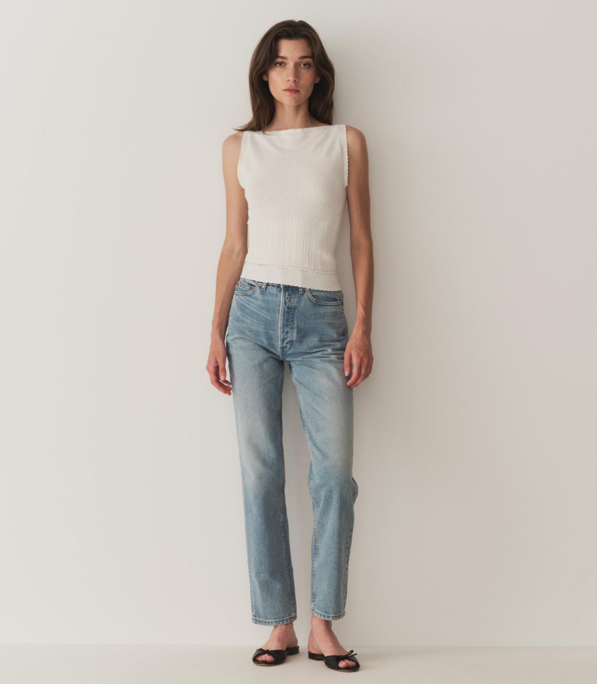 DÔEN Tops | Nerida Top Ivory - Women