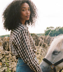 DÔEN Tops | Remis Top L'ecole Check - Women