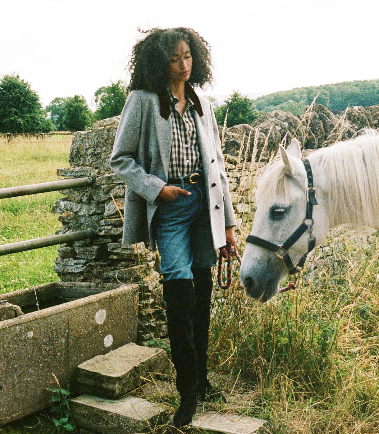 DÔEN Tops | Remis Top L'ecole Check - Women