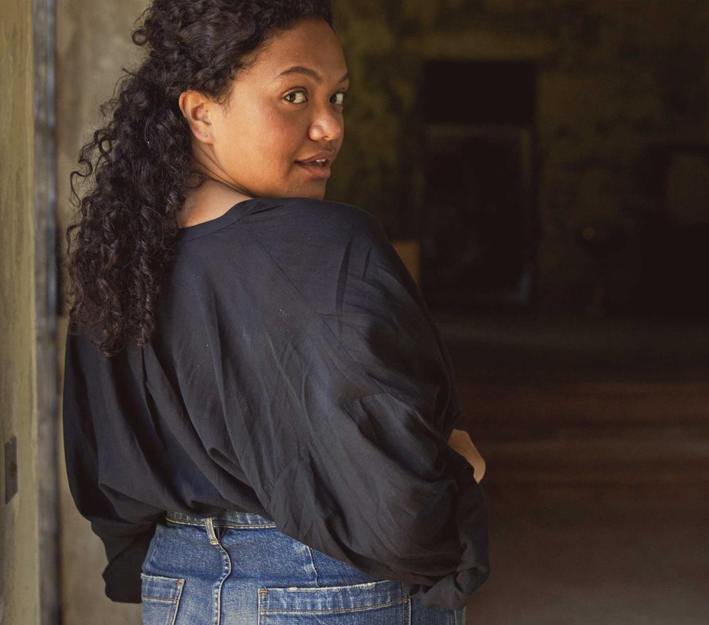 DÔEN Tops | The Jane Blouse Black - Women