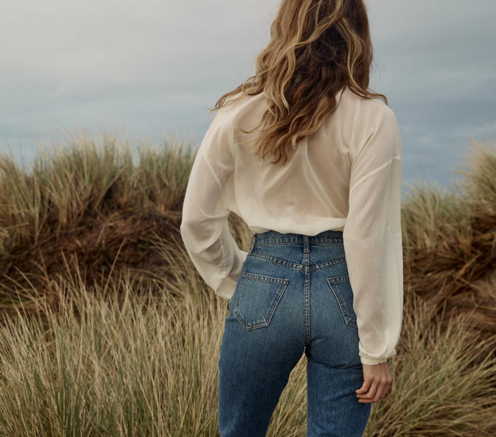 DÔEN Tops | The Jane Blouse Salt - Women