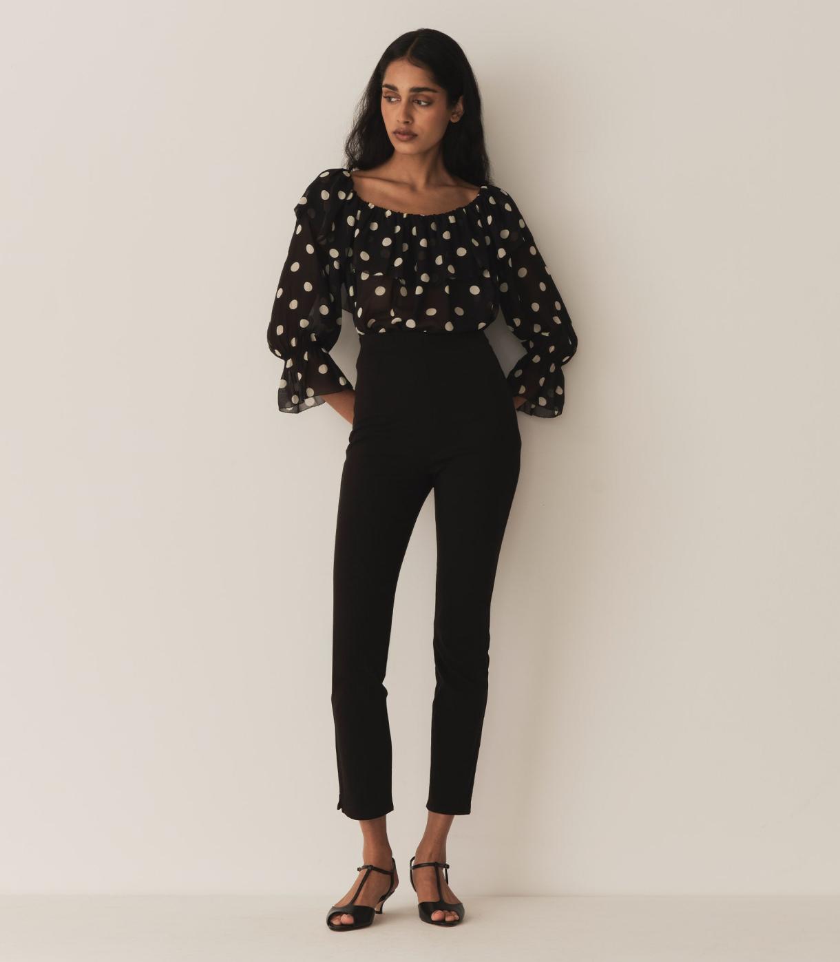 DÔEN Tops | Vivian Top Solstice Sky Dot - Women