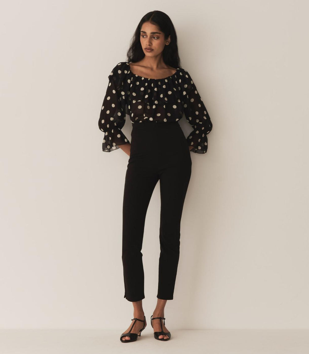 DÔEN Tops | Vivian Top Solstice Sky Dot - Women