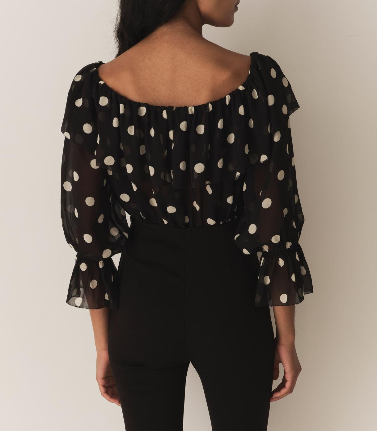 DÔEN Tops | Vivian Top Solstice Sky Dot - Women