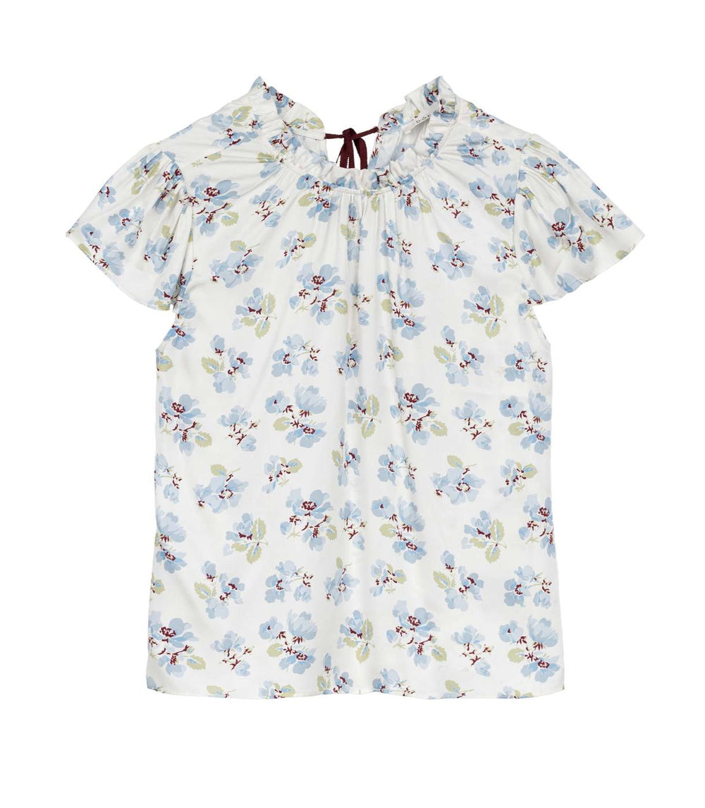 DÔEN Tops | Yvie Top Bleu Frolicking Floral - Women